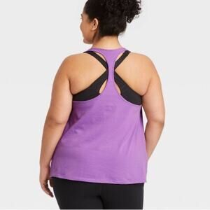 All In Motion Tank Top Womens Plus Size 4XL Skinny Racerback NWT Sz 4X